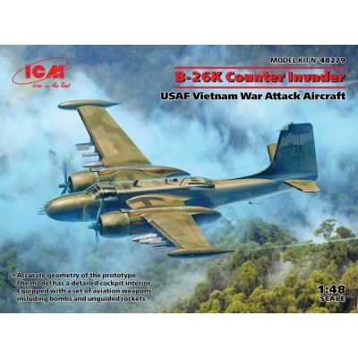 ICM B-26K Counter Invader USAF Vietnam War 48279 1:48