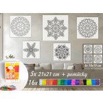 Radost v písku Střední sada MANDAL 2 Barevné pískování obrázků – Hledejceny.cz