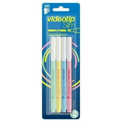 Ico Videotip Slim 4 pastelové barvy 9580121004 – Hledejceny.cz
