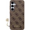 Pouzdro a kryt na mobilní telefon Samsung Guess 4G Charms Samsung Galaxy S24+ Brown