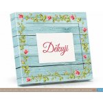 Selllot Děkuji Plněné čokoládové lodičky s ořechy (modré dřevo s růžemi) 125 g – Hledejceny.cz