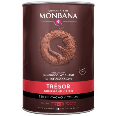 Monbana Horká čokoláda Trésor 6 kg