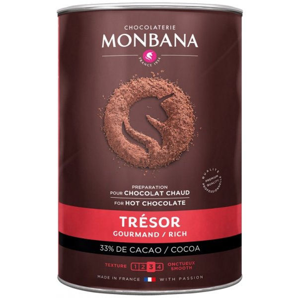 Horká čokoláda a kakao Monbana Horká čokoláda Trésor 6 kg