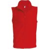 Pracovní oděv KARIBAN Fleecová vesta unisex červená
