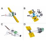 Sluban B0731H Satelitní raketoplán – Zboží Mobilmania