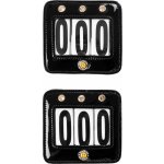 EQUESTRO Závodní čísla 3 černé s kamínky – Hledejceny.cz