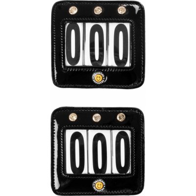 EQUESTRO Závodní čísla 3 černé s kamínky – Hledejceny.cz