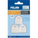 MILAN Náhradní gumy pro ořezávátka CAPSULE sada 3 ks – Zboží Dáma