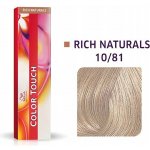 Wella Color Touch Rich Naturals barva na vlasy 10/81 60 ml – Zboží Dáma