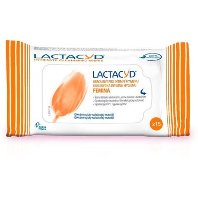 Lactacyd ubrousky Femina 15 ks – Zboží Mobilmania