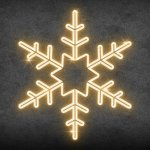 DECOLED Easy Fix 2D LED světelná vločka s hvězdou Ø 80 cm, teple bílá, sada na veřejné osvětlení, hliník – Hledejceny.cz