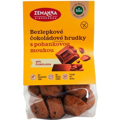 Zemanka Bezlepkové čokoládové Bio hrudky 100 g – Zboží Dáma