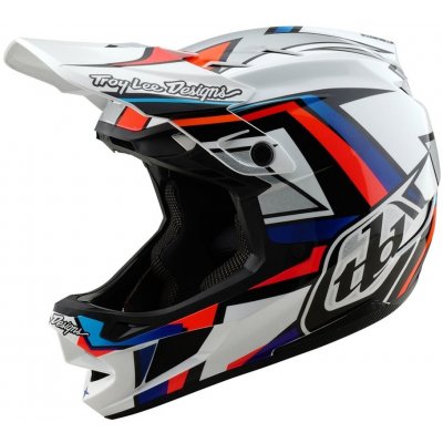 TroyLeeDesigns D4 Composite MIPS Frames White Silver 2025 – Zboží Mobilmania
