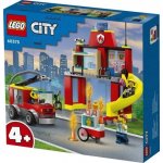 LEGO® City 60375 Hasičská stanice a auto hasičů – Zboží Živě