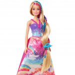 Barbie princezna s barevnými vlasy s nástrojem a doplňky – Hledejceny.cz