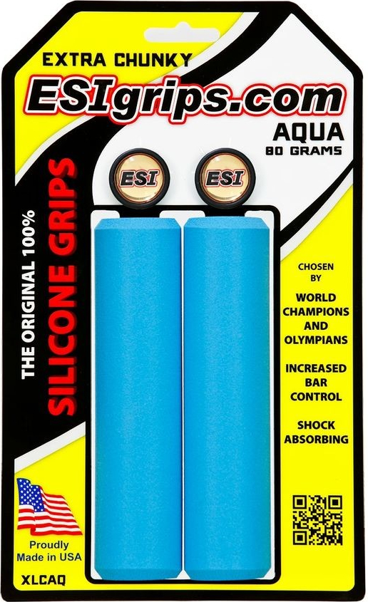  XXL Extra Chunky ESI Grips, 8.25 (Aqua) : Sports & Outdoors