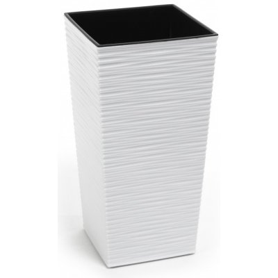 LAMELA květináč FINEZIA DLUTO vroubek 300 x 300 mm bílý – Sleviste.cz