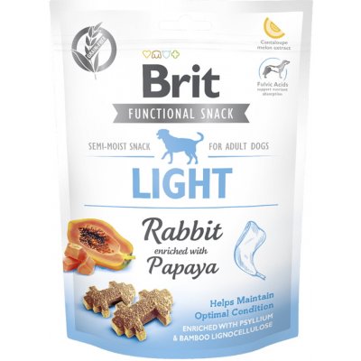 BRIT Care Functional Snack Light Rabbit s králíkem a papájou pro psy 150 g – Sleviste.cz