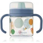 Liewood tréninkový hrneček pro děti Kylo Universe modrá barva plast 280 ml – Sleviste.cz