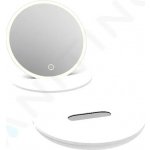 kielle Idolio 50324030 Kosmetické cestovní zrcátko s LED osvětlením bílá – Zboží Dáma