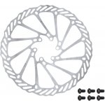 Force Kotouč brzdový Force-4 180 mm, 6 děr, stříbrný – Zboží Dáma