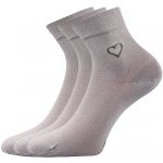 Lonka ponožky Filiona 3 pár světle šedá – Zboží Dáma