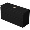 Koupelnový nábytek Emmy Design MATY DESK 120 cm černá se dvěma zásuvkami pro UM na desku (A3686)