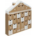 Atmosphera Adventní kalendář ve tvaru domku, 38 x 41 cm – Sleviste.cz