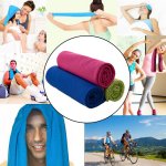 Koopman Chladicí ručník Refresh modrá 100 x 30 cm – Zboží Dáma
