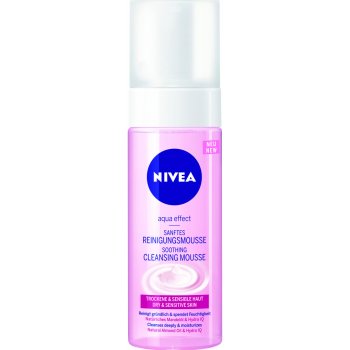 Nivea Aqua Effect zklidňující čistící pleťová pěna 150 ml