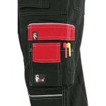 Canis CXS Montérkové kalhoty s laclem zimní Orion Kryštof pánské černo-červené – Zboží Dáma