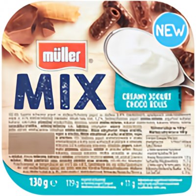 Müller Jogurt mix choco rolls 4 x 130 g – Hledejceny.cz