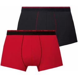 Livergy pánské boxerky černá/červená 2 kusy
