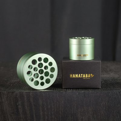 HANATABA Nástroj pro aranžování kytic Hanataba Matcha Green – set 2 ks, zelená barva, kov – Zboží Dáma