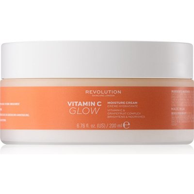 Makeup Revolution výživný tělový krém Body Skincare Vitamin C Glow (Moisture Cream) 200 ml – Zboží Mobilmania