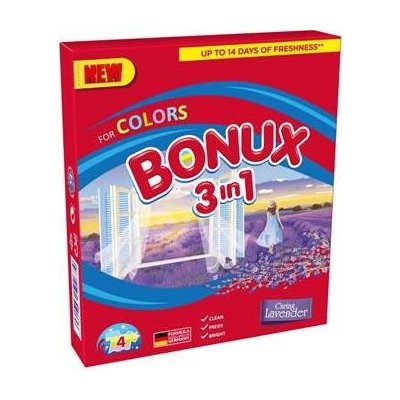 Bonux prací prášek Color Caring Lavender 4 PD 0,3 kg