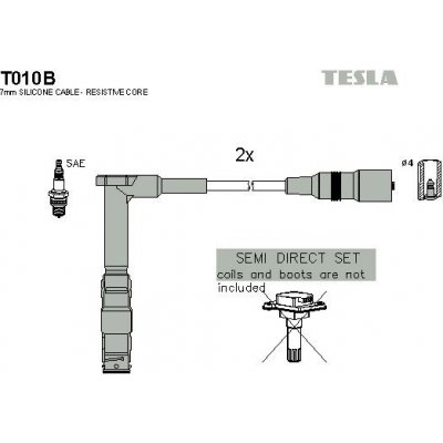 Sada kabelů pro zapalování TESLA T010B – Hledejceny.cz