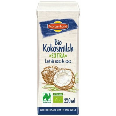 MorgenLand Kokosové mléko bez lepku BIO 250 ml – Sleviste.cz