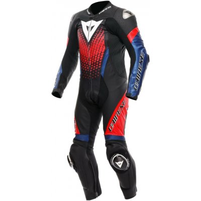 Jednodílná kombinéza Dainese Laguna Seca 6 černá/modrá/červená | Zboží Auto