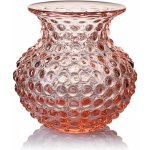 Skloglass Ručně foukaná vázička Lobelka 15cm Růžová Velikost: 15cm – Hledejceny.cz