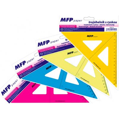 Unipap 5310119 163109 pravítko trojúhelník 45 s ryskou – Zboží Dáma