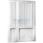 OKNOSTYL.cz REHAU Smartline+ dvoukřídlé pravé Bílá 128 x 208 cm – Hledejceny.cz