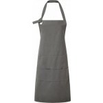 Premier Workwear Těžká odolná plátěnná zástěra s oversize očky pro upevnění kolem krku Šedá 72x86cm PW137 – Hledejceny.cz