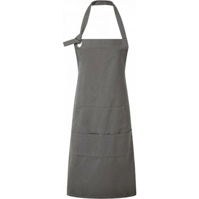 Premier Workwear Těžká odolná plátěnná zástěra s oversize očky pro upevnění kolem krku Šedá 72x86cm PW137 – Hledejceny.cz