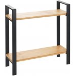 Wenko 53029100 - Police LOU 32x33 cm černá/hnědá WE0525 – Zboží Mobilmania