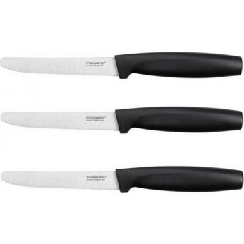 Fiskars Set 3 jídelních nožů černé 1014279