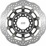 NG přední brzdový kotouč KAWASAKI ER6N 05-17, KLE 650 VERSYS 07-21, ZX6R 13-18 ,VULCAN 650 15-21 (300X80X5mm) (5X10,5mm) WAVE plovoucí (prostředek hliníkový) | Zboží Auto