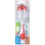 Munchkin kartáč na láhve a dudlíky červeno růžový – Sleviste.cz