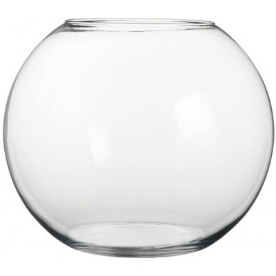 Váza skleněná koule BABET 30cm – Zboží Dáma