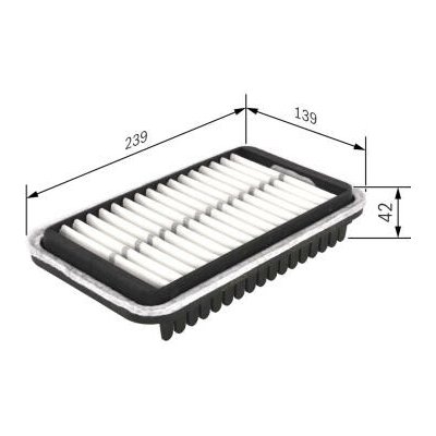Vzduchový filtr BOSCH F 026 400 418 – Hledejceny.cz